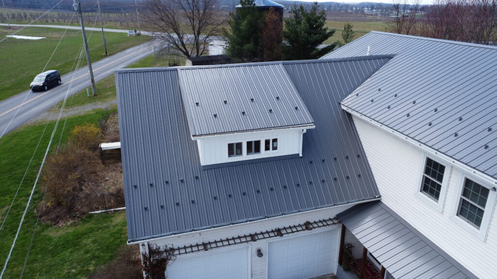 Custom Dormer & New Metal Roof